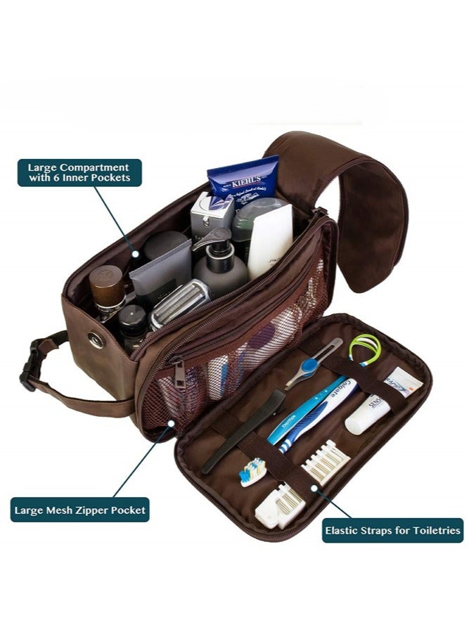 عام حقيبة مراحيض سفر كبيرة السعة ومقاومة للماء، خفيفة الوزن وتوفّر المساحة، مثالية لاحتياجات السفر اليومية. - Image 2