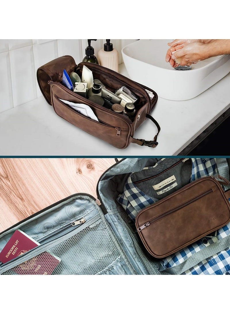 عام حقيبة مراحيض سفر كبيرة السعة ومقاومة للماء، خفيفة الوزن وتوفّر المساحة، مثالية لاحتياجات السفر اليومية. - Image 4