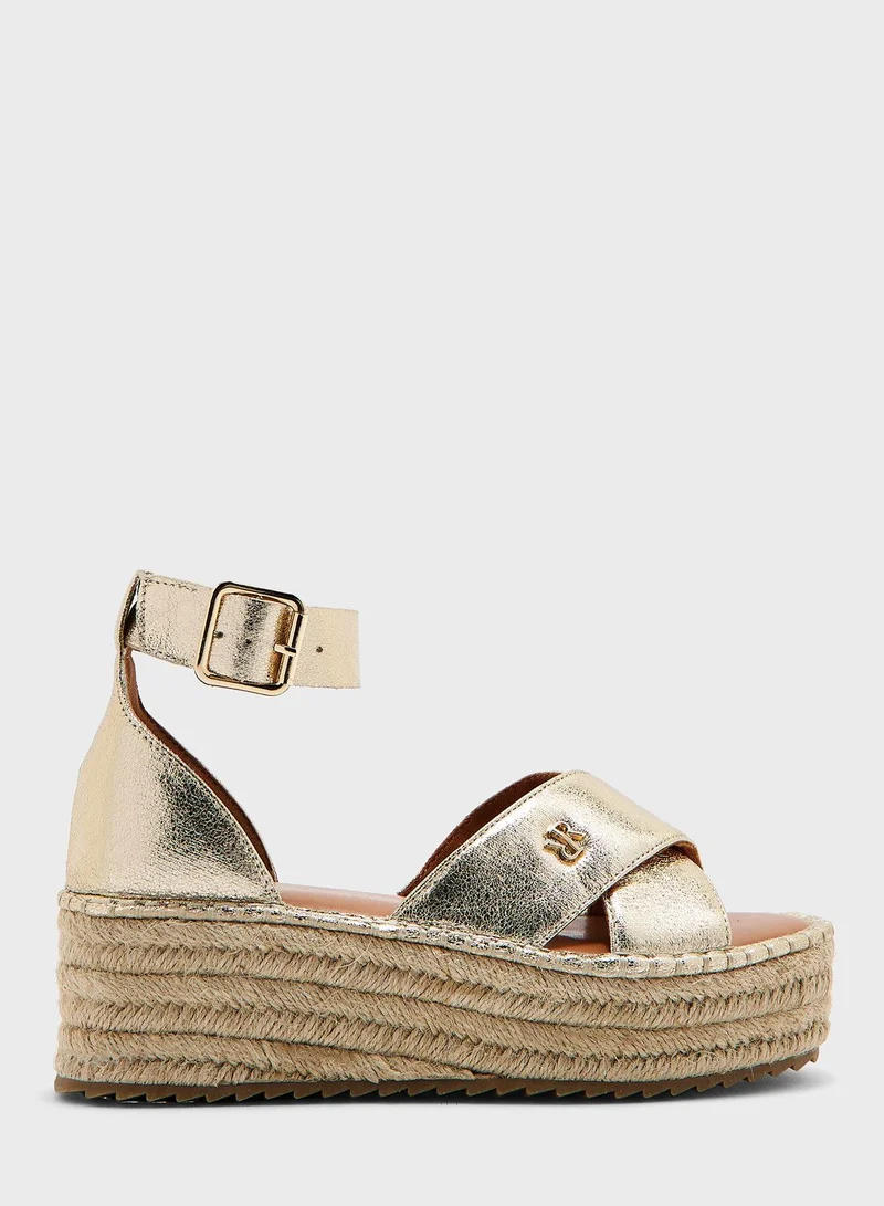 RIVER ISLAND Two Part Espadrille Flatform