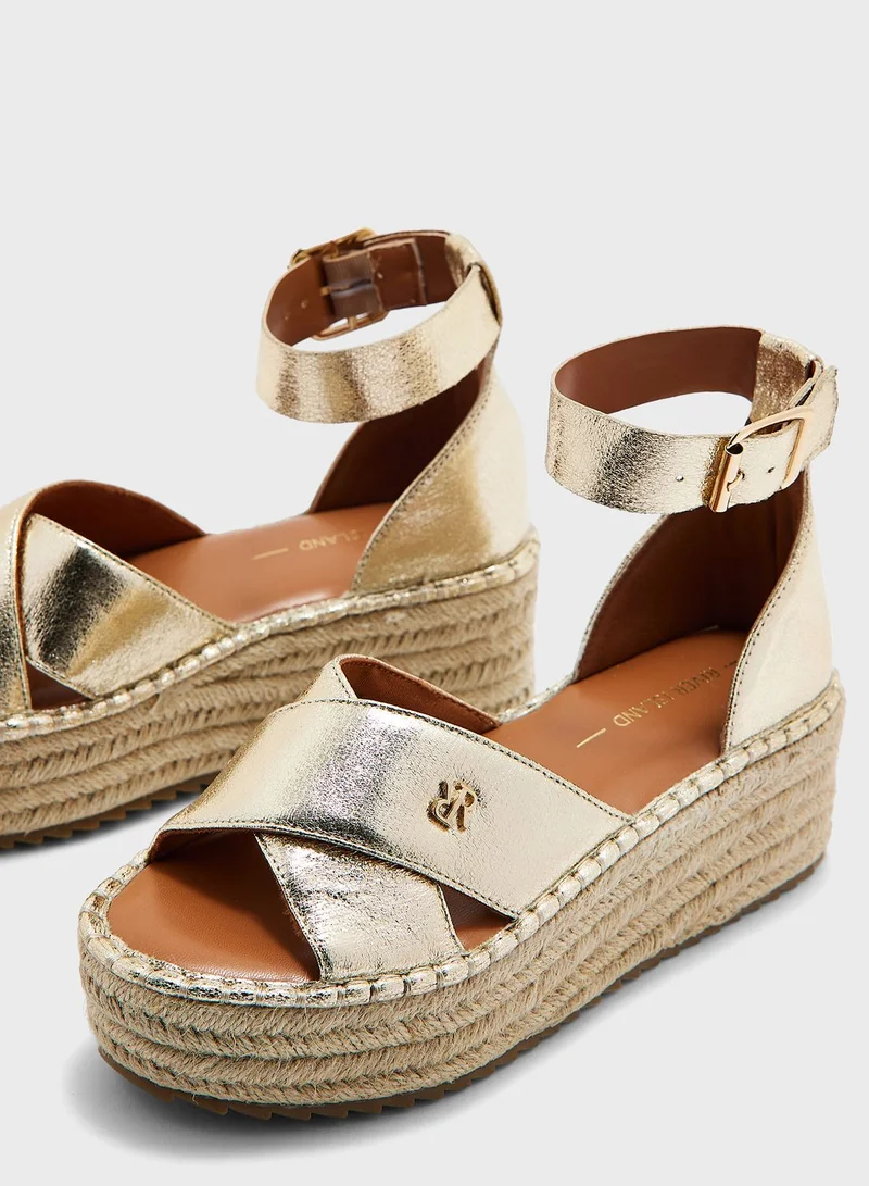 RIVER ISLAND Two Part Espadrille Flatform