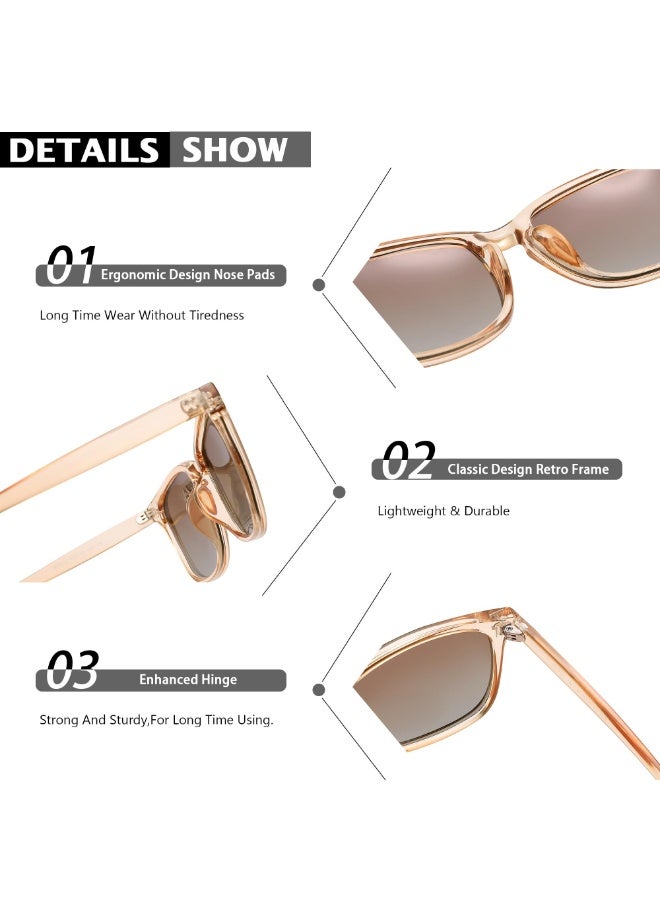 نظارات شمسية رجالية ونسائية بتصميم رياضي عتيق مضادة للأشعة فوق البنفسجية - Image 4