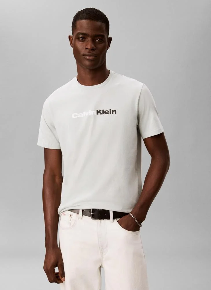 Calvin Klein Jeans Linear Logo Crew Neck T-Shirt