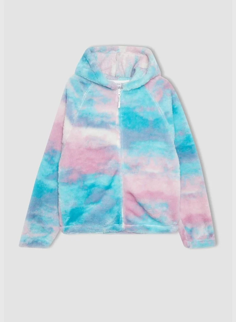 DeFacto Woman Hooded Long Sleeve Knitted Sweatshirt