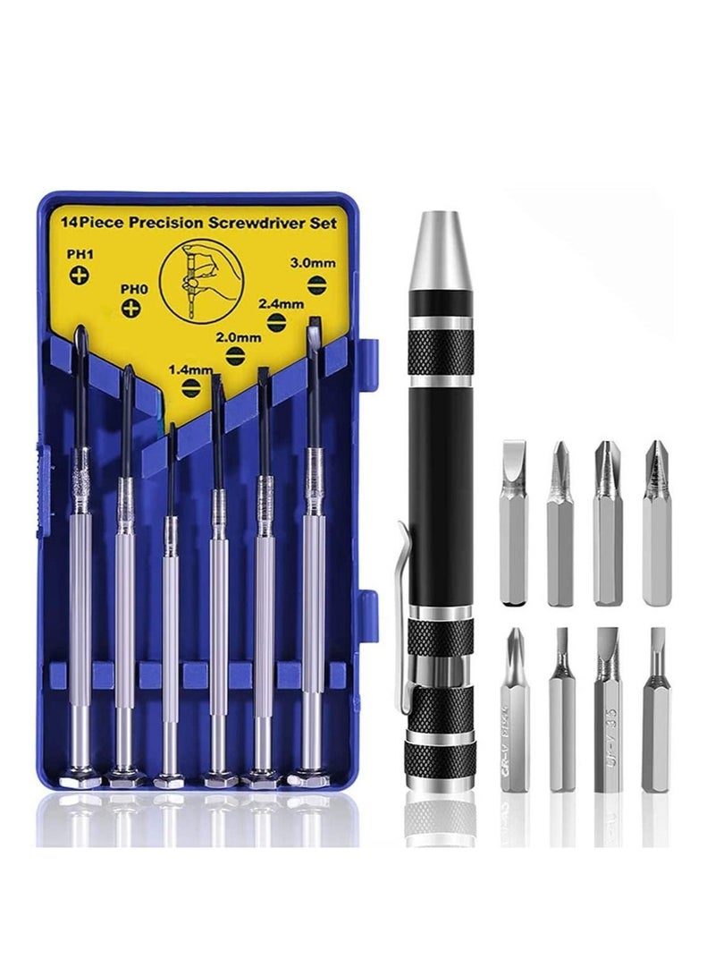 Screwdriver Set Precision Magnetic DIY Sets Mini Ideal for Eyeglass Watch Electronic Devices Game Controllers - Image 1