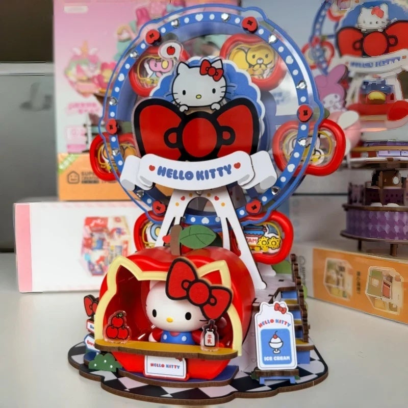 رولايف مجموعة مكعبات بناء Rolife Series Building Blocks Music Box Assembly Model Toy Ornament Gift, AME03 8821090 - Image 5