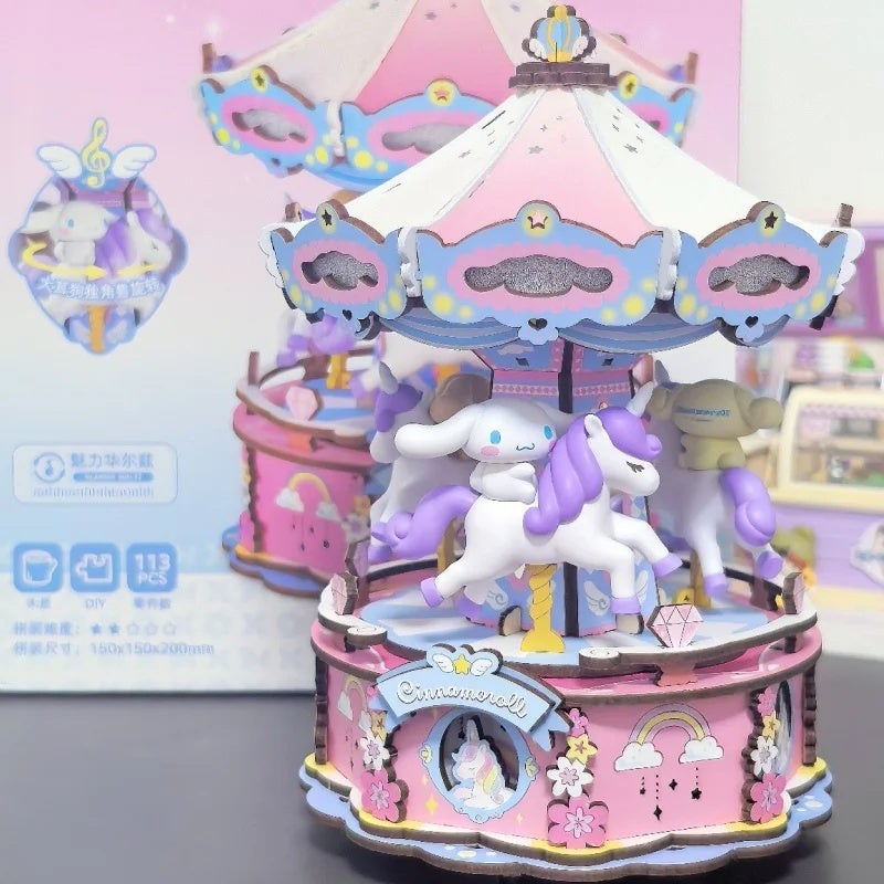 رولايف مجموعة مكعبات بناء Rolife Series Building Blocks Music Box Assembly Model Toy Ornament Gift, AME03 8821090 - Image 3