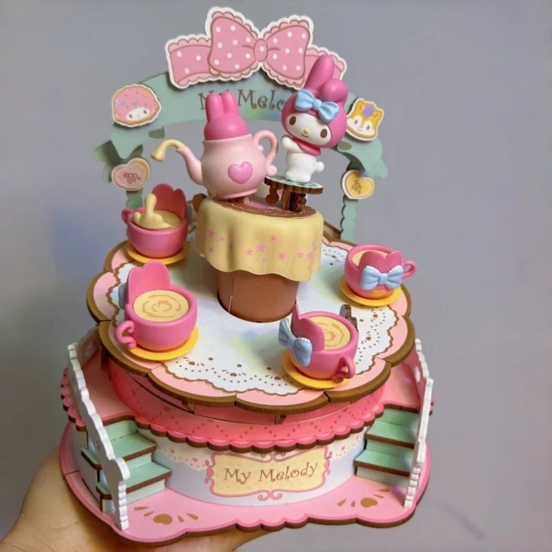 رولايف مجموعة مكعبات بناء Rolife Series Building Blocks Music Box Assembly Model Toy Ornament Gift, AME03 8821090 - Image 4