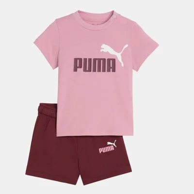 PUMA Kids' Minicats Essentials T-Shirt and Shorts Set