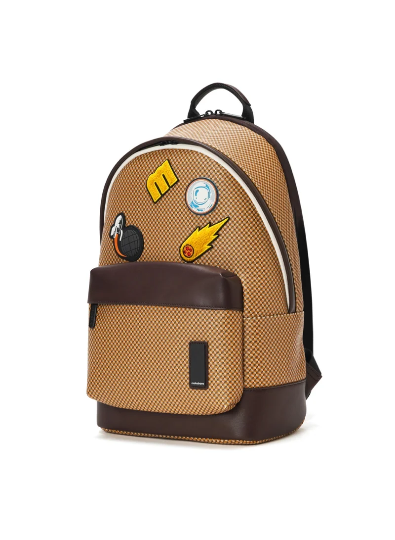 The Kickstreet Backpack - Coated Canvas Material | Tofu, Brown