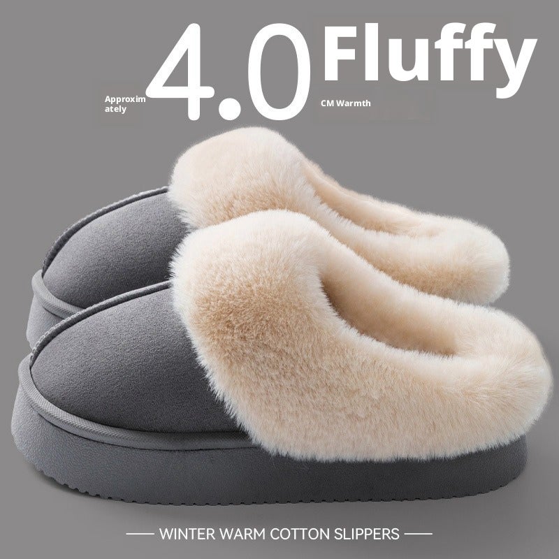 Women's Winter Slippers with Plush Lining and Anti-Slip Sole - Image 3