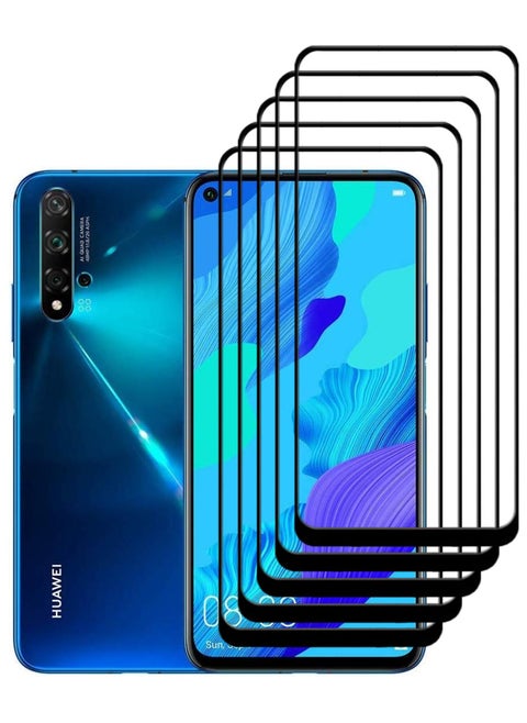 5 Pieces Antistatic ESD Dustproof Premium Quality High Definition Tempered Glass Screen Protector Designed For Huawei nova 5T