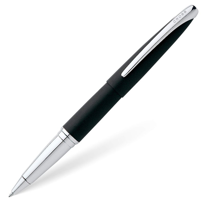 Cross ATX Refillable Rollerball Pen Presented in a Luxury Gift Box - Medium Point, Black Ink, Basalt Black - Image 4