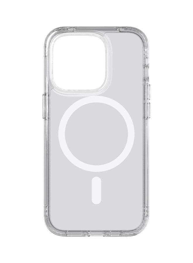 tech21 Evo Clear iPhone 14 Pro Case Cover with MagSafe and 12 Feet Drop Protection - Crystal Clear Crystal Clear - Image 1