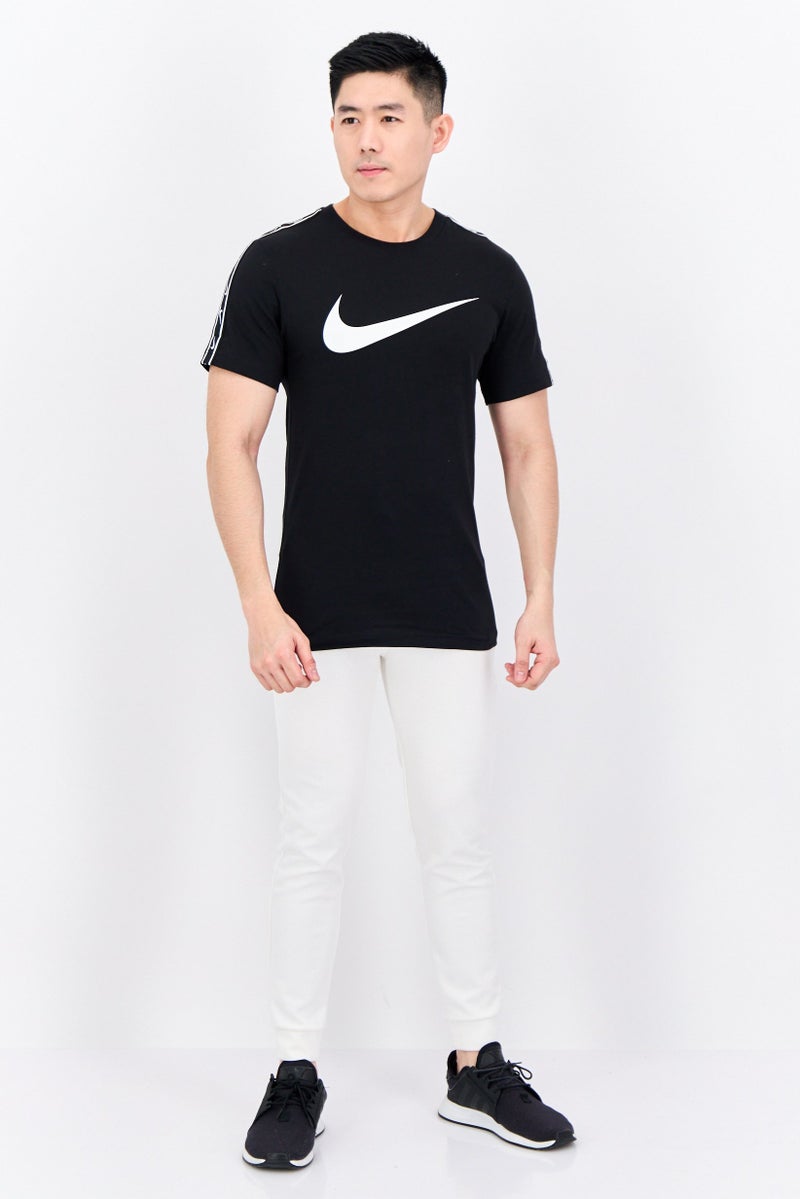 Nike Men Sportswear Fit Short Sleeves Training T-Shirt, Black - Image 4