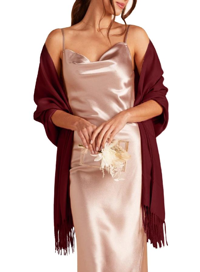 FURTALK Pashmina Shawls and Wraps for Evening Dress Women's Scarf Wedding Bride Bridesmaid Gifts Winter Scarves - Image 3