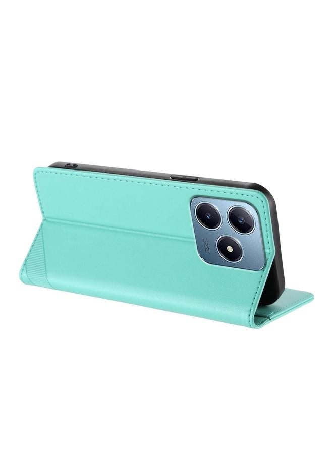 اس-توب جراب لهاتف Realme C63 4G، جراب هاتف جلدي عتيق متعدد الوظائف منقوش - Image 3