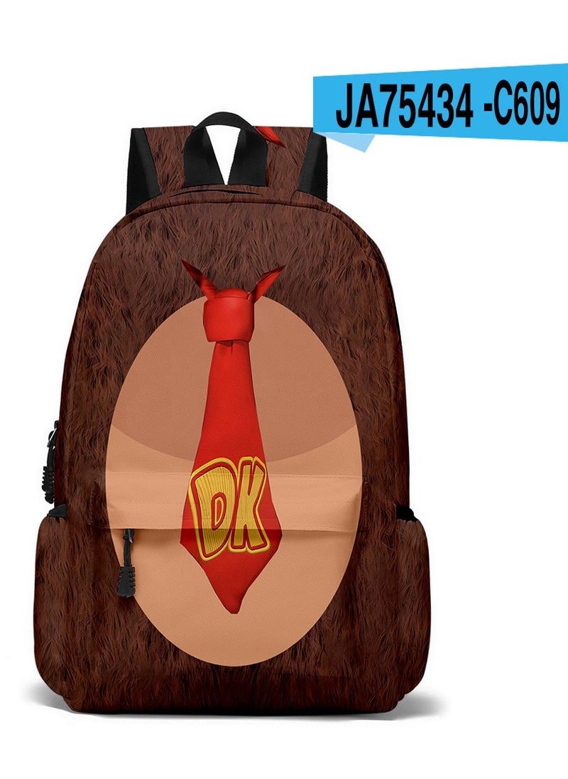Mario - 【School Season】Mario Students Large Capacity Schoolbag Children Cartoon Backpack Back to School Essential College Bag Leisure Bag Travel Bag Multi-color - Image 1