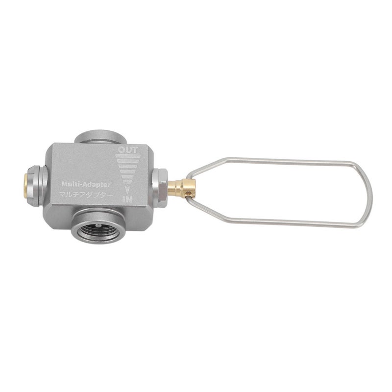 Gas Canister Refill Adapter: Premium Aluminum Alloy, Lightweight Portable, Safe Pressure Release Valve - Outdoor Gas Adapter for Camping Hiking Fishing Outdoor Cooking - Image 2