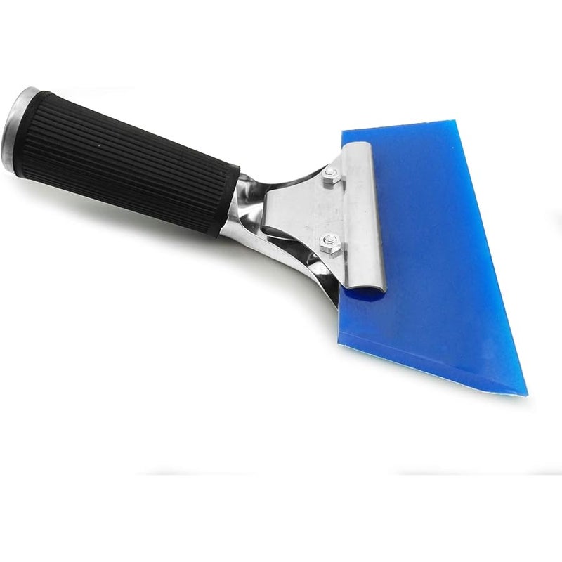 CARTINTS 7 Inch Car Wrap Squeegee Ice Scraper Shower Squeegee Rubber Water Blade Car with Non-slip Metal Handle for Auto Window Tinting, Windshield, Glass Door - Image 3