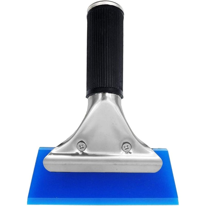 CARTINTS 7 Inch Car Wrap Squeegee Ice Scraper Shower Squeegee Rubber Water Blade Car with Non-slip Metal Handle for Auto Window Tinting, Windshield, Glass Door - Image 2