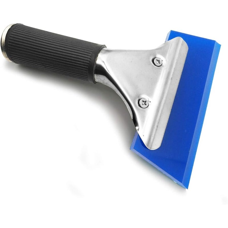 CARTINTS 7 Inch Car Wrap Squeegee Ice Scraper Shower Squeegee Rubber Water Blade Car with Non-slip Metal Handle for Auto Window Tinting, Windshield, Glass Door - Image 4