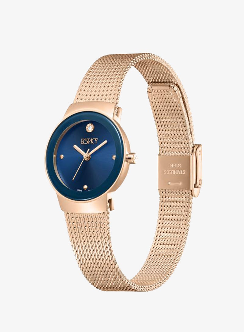 ECSTACY Women's Stainless Steel Analog Watch E25505-RMKN - 26mm mm - Image 2