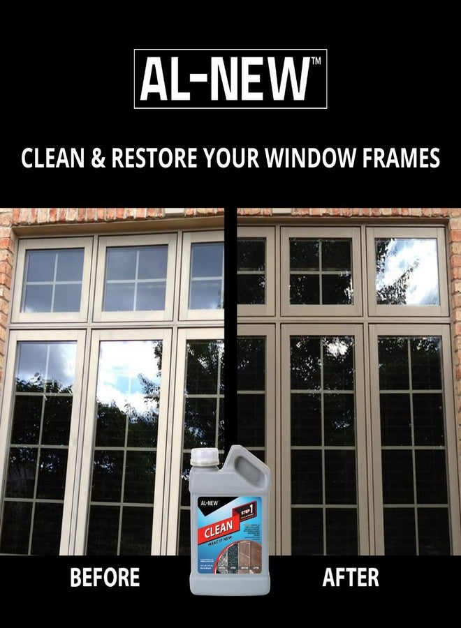 AL-NEW STEP 1 CLEAN | Cleaning Solution for Outdoor Patio Furniture, Garage Doors, Window Frames, Exterior Lights & Fencing (32 Ounce) - Image 5