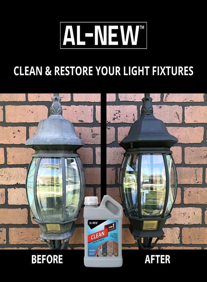 AL-NEW STEP 1 CLEAN | Cleaning Solution for Outdoor Patio Furniture, Garage Doors, Window Frames, Exterior Lights & Fencing (32 Ounce) - Image 4