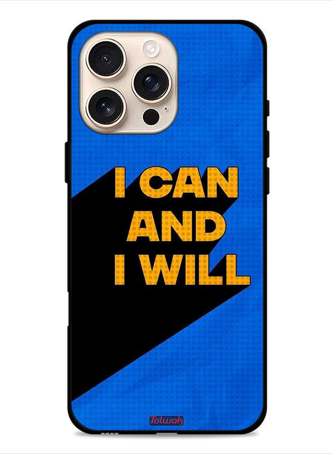 Tolwak Apple iPhone 16 Pro Protective Case Cover I Can And I Will - Image 1
