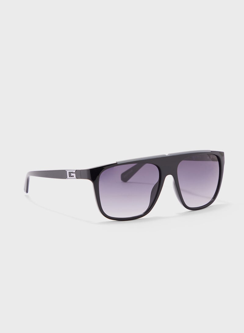 GUESS Uv Protected Polarized  Wayfarer Sunglasses - Image 1
