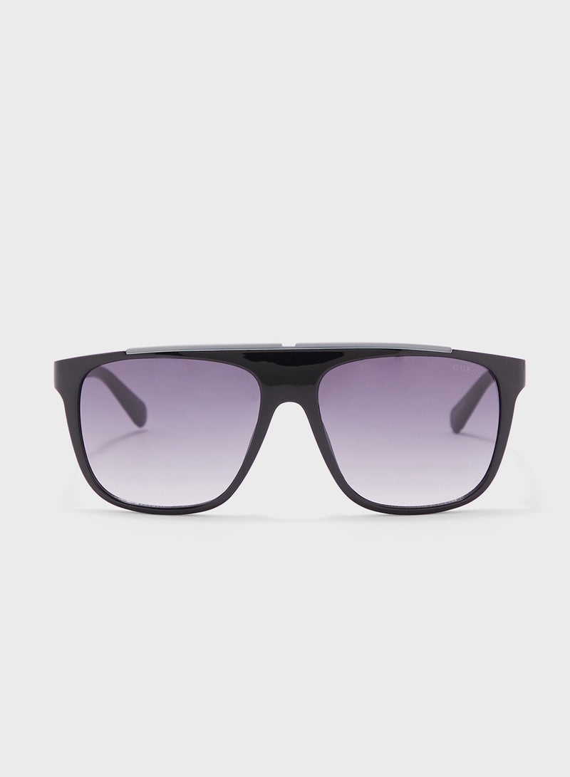 GUESS Uv Protected Polarized  Wayfarer Sunglasses - Image 2