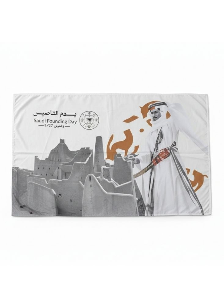 Premium Saudi Founding Day Car Hood Cover Decal – Traditional Heritage Design Vehicle Decoration for National Celebrations - Image 3