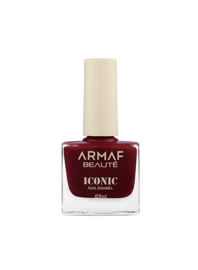 Armaf Beaute Iconic Nail Enamel 052 Mamma Mia, 9ml | High Shine Nail Polish | Chip-Resistant Formula | Smooth Gloss Finish | Long-Lasting & Easy Application - Image 1