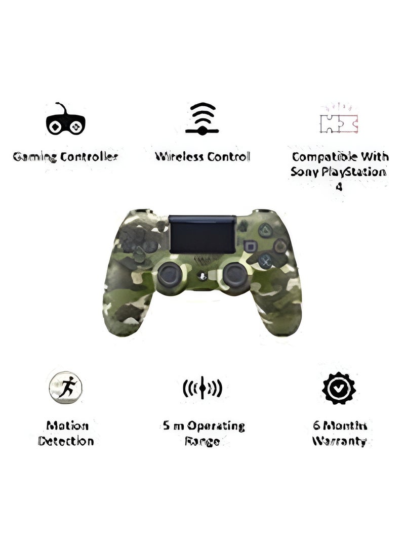 Dualshock 4 Wireless Controller for PS4 (Green Camouflage) - Image 5