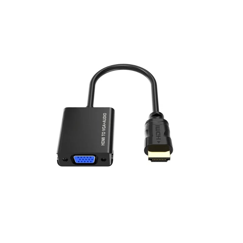 HDMI to VGA Adapter with Full HD 1080p HDTV Desktop, Laptop, PC, Monitor, Projector, HDTV (HIGH QULITY HDMI to VGA) - Image 1