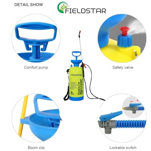 FIELDSTAR 8-L Plastic Manual Sprayer (Colour May Vary) - Image 3