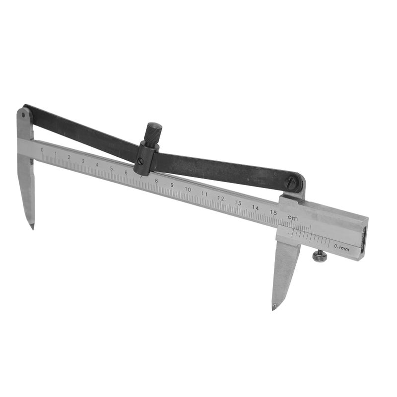 Vernier Caliper with Compass 0‑150mm 0.1mm Resolution Caliper Marking Measuring Tool - Image 4