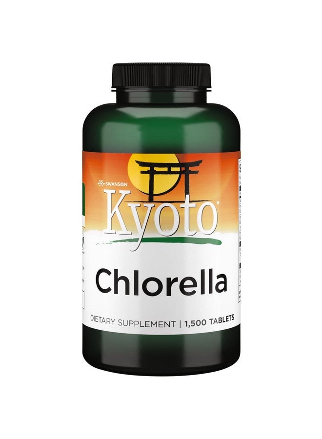 Swanson Chlorella 194 mg 1500 Tabs - Image 1