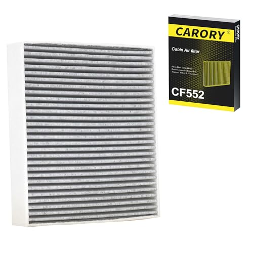 CARORY Cabin Air Filter wActivated Carbon for Nissan Rogue 2125 Altima 1925 Kicks 1725 Pathfinder 2225 Sentra 2025 Versa 2025 Infiniti QX50 1925 QX55 2225 QX60 2225 QX80 1925 - Image 1