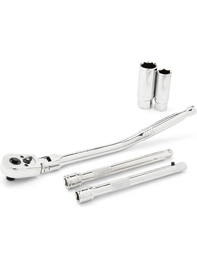 Sata 5 Pc. 3/8” Drive Metric Spark Plug Socket Set - Image 1