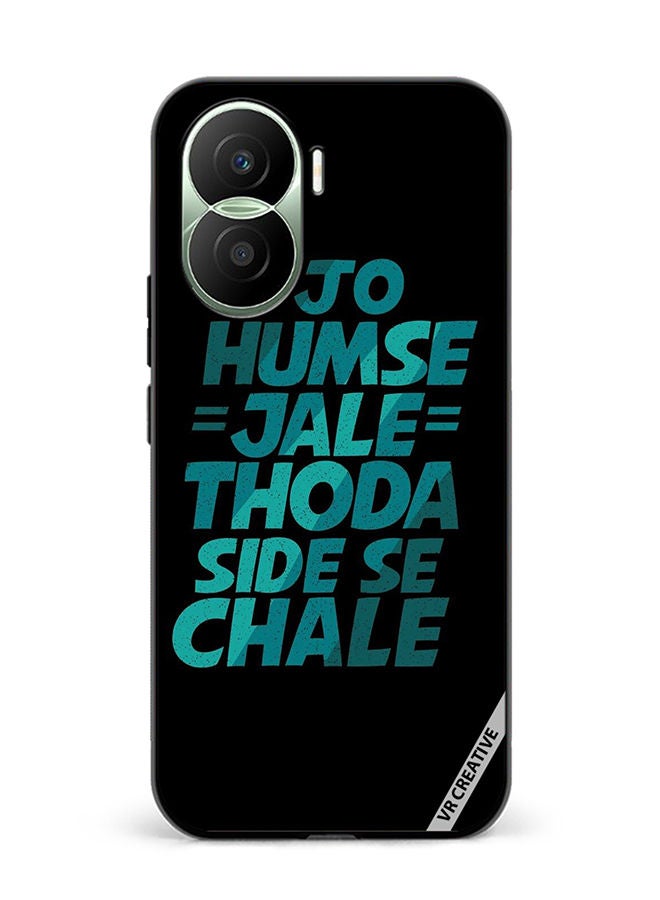 VR CREATIVE Protective Case Cover For Honor Play7T Pro Jo Humse Jale Design Multicolour - Image 1
