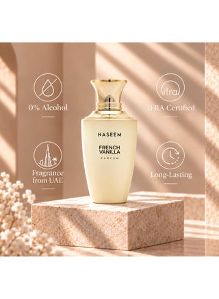 French Vanilla Eau De Parfum Aqua Perfume for Men & Women - 100ml - view 5