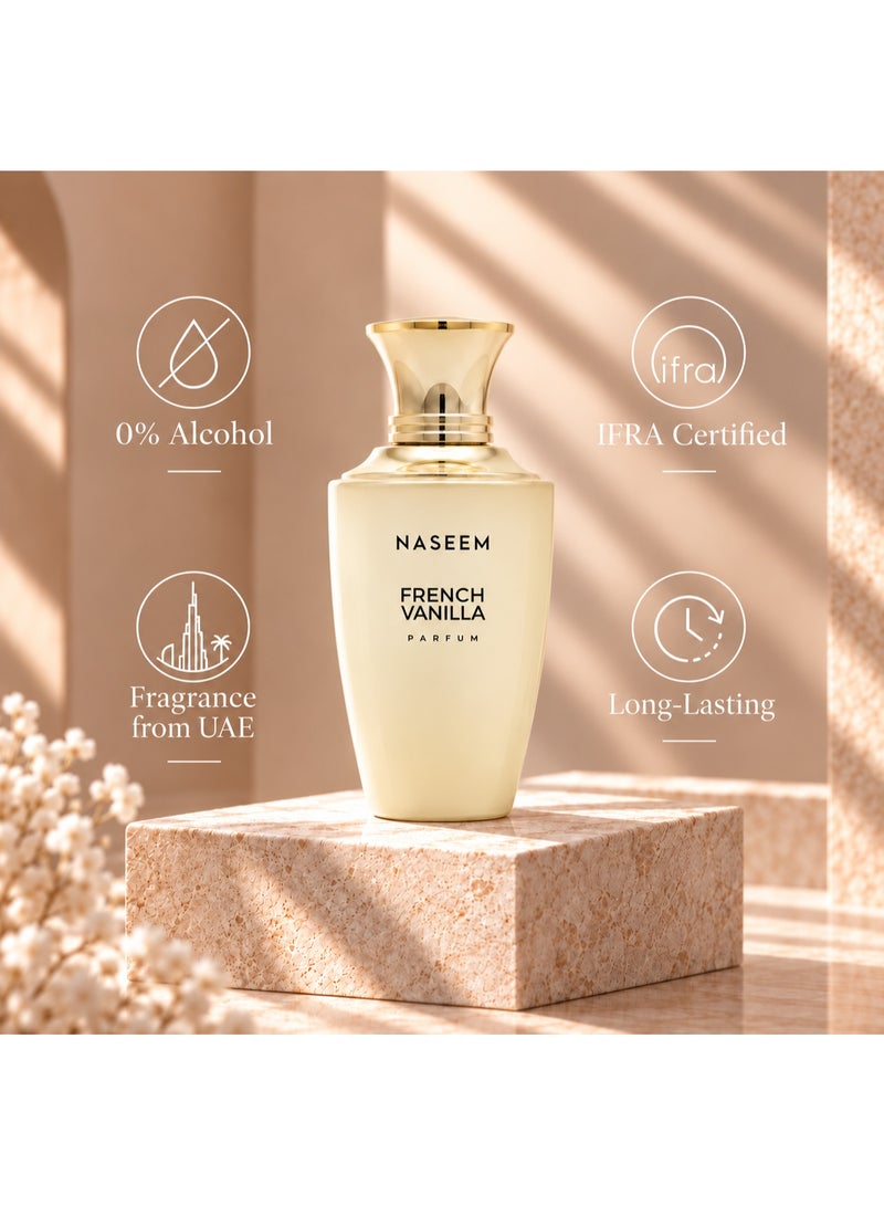Naseem French Vanilla Eau De Parfum Aqua Perfume for Men & Women - 100ml - Image 5
