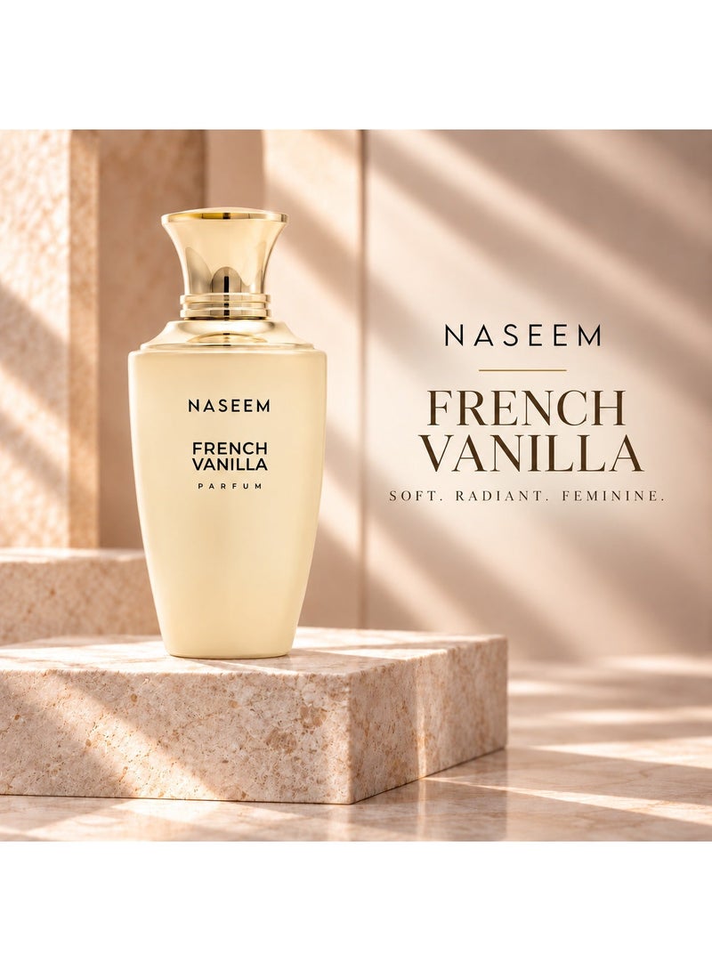 Naseem French Vanilla Eau De Parfum Aqua Perfume for Men & Women - 100ml - Image 2