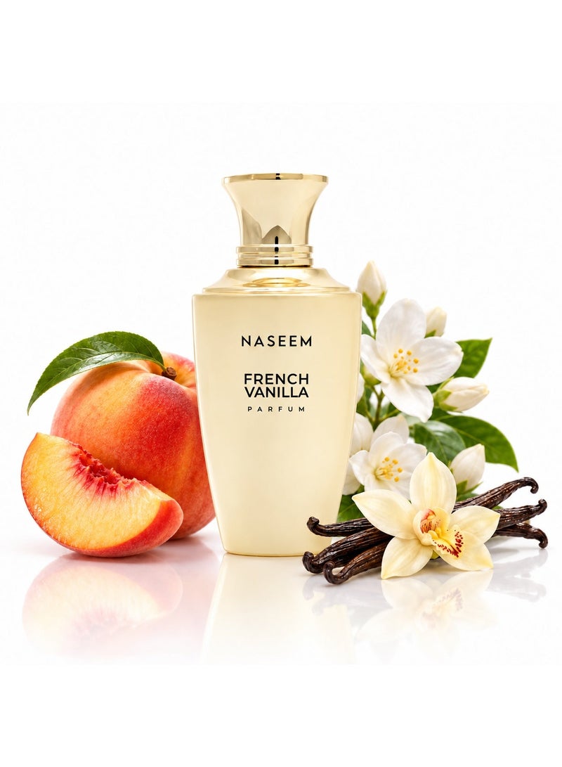 Naseem French Vanilla Eau De Parfum Aqua Perfume for Men & Women - 100ml - Image 1