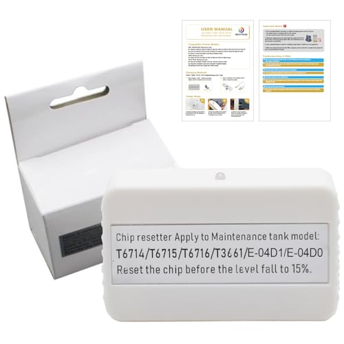 NEXTPAGE ET 15000 Maintenance Box Chip Resetter for T6714 T6715 T6716 T3661 T04D1 T04D100 Maintenance Box Chip Resetter for ET 15000 XP-8500 XP-15000 XP-6000 XP-6100 XP-6001 Printer - Image 1
