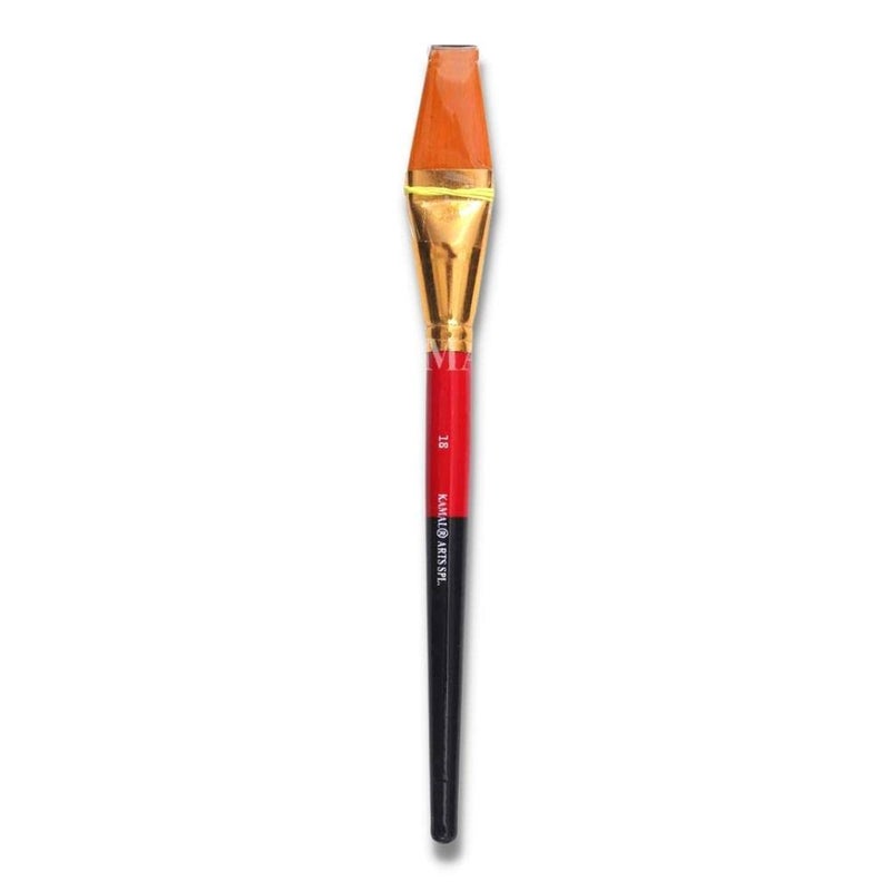KAMAL® Flat NO. 18 Brush Golden Synthetic - Image 1