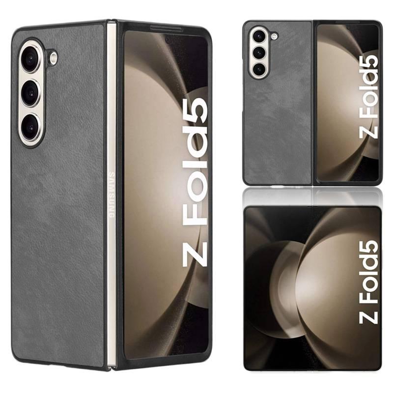 غطاء واقي بPC لـ Samsung Galaxy Z Fold 7 باللون أحمر مع ملمس جلد عتيق وتصميم رقعة جلدية مع مقاوم للصدمات مع مقاوم للخدش لترتيب الأغراض للاستخدام العملي للاستخدام الداخلي - Image 4