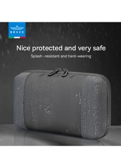 Brave Electronics Organizer Bag - Waterproof Tech Accessories Case for Travel, Clutch Bag for Cables, Camera Gear, Batteries, Power Bank, SD/TF Cards, Hard Disk, and More - Durable Travel Pouch with Multiple Compartments for Ultimate Organization  - Image 2