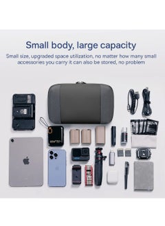 Brave Electronics Organizer Bag - Waterproof Tech Accessories Case for Travel, Clutch Bag for Cables, Camera Gear, Batteries, Power Bank, SD/TF Cards, Hard Disk, and More - Durable Travel Pouch with Multiple Compartments for Ultimate Organization  - Image 5